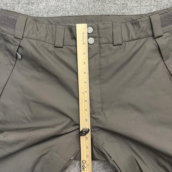 Salomon Pants Mens 38 Brown Gray GORE-TEX Ski Snow Waterproof Shell Breathable - Picture 13 of 16